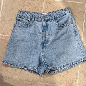 Zara Women's Classic Blue Jean Shorts